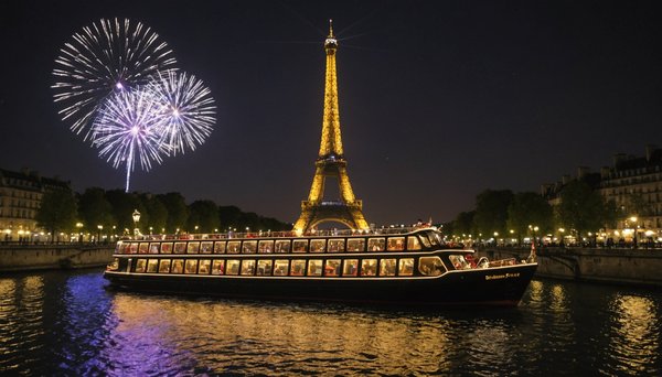 Croisière de noël en bateau mouche avec illuminations de paris : magie sur la seine