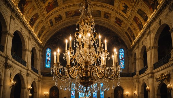 Comment sublimer un plafond haut avec un lustre saint louis ?