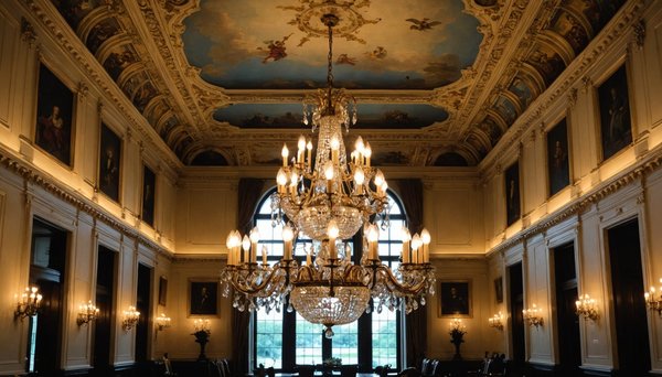 5 astuces pour mettre en valeur un plafond haut avec un lustre saint louis